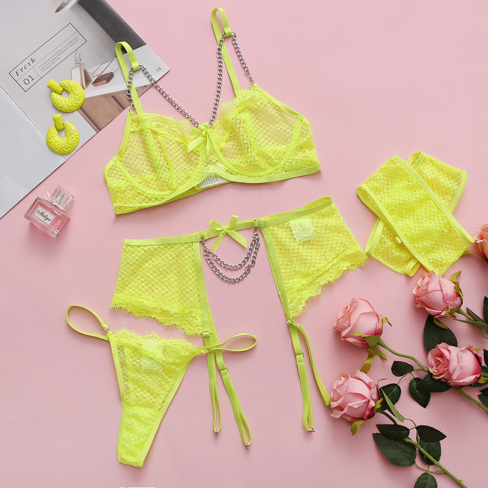 Gilded Restraint Chain Lingerie Suite