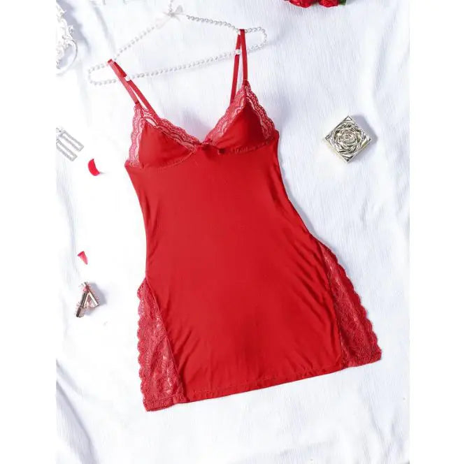 Midnight Reverie Lace Nightgown