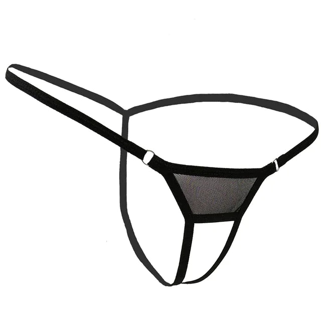 Chic Women's Crotchless Lace Thong