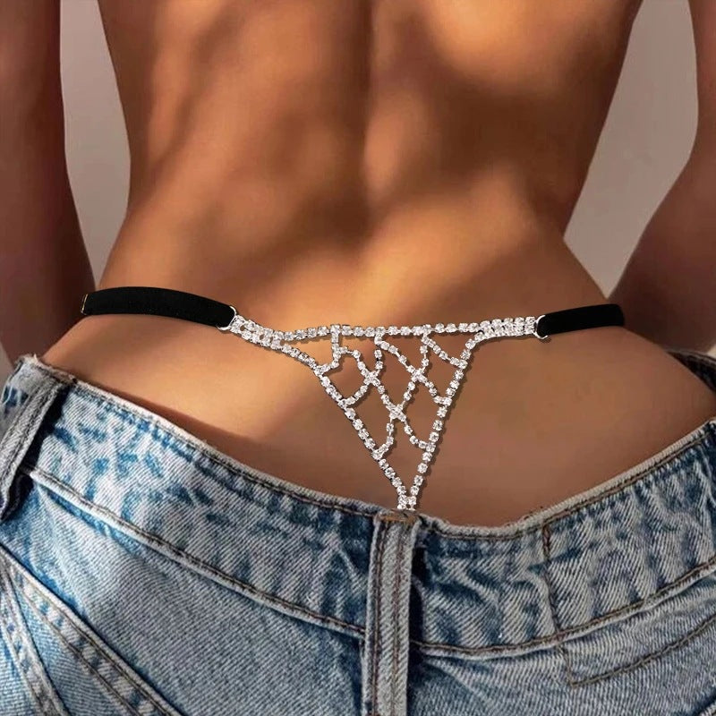 Crystal Siren Waist-Chain Thong