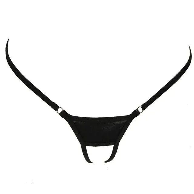 Chic Women's Crotchless Lace Thong