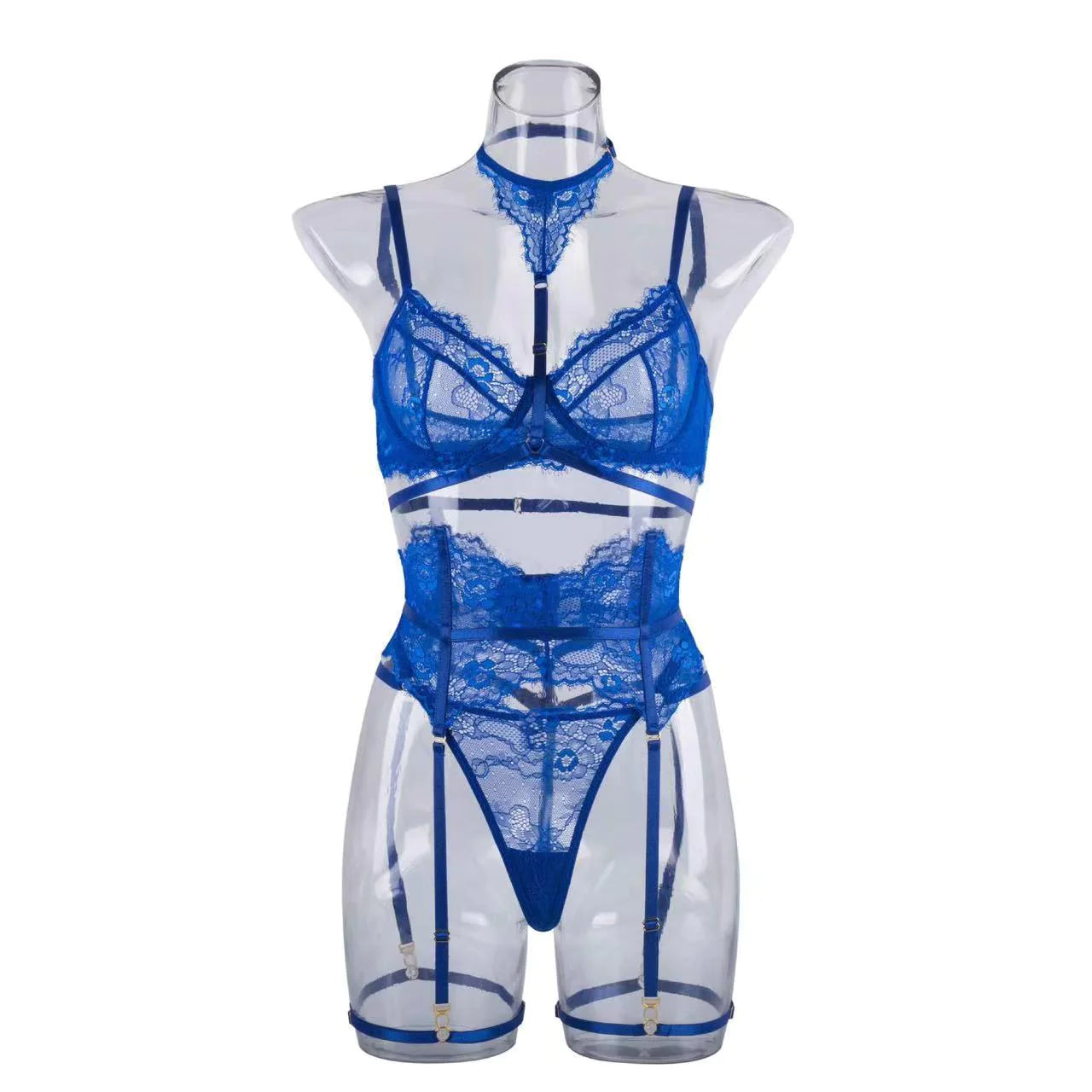 Halo Harness Halter Garter Set